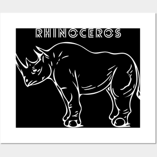 rhinoceros Posters and Art